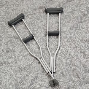 American Girl Doll Crutches Gray